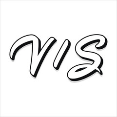 Versus logo. VS letters for sports, fight, competition, battle, match, game. Vector icon.