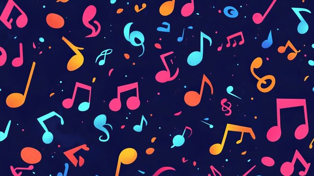 Musical pattern background