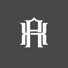 Monogram logo a combination of the letters a and x or the letters x and a