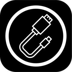 Usb Cable Icon Design