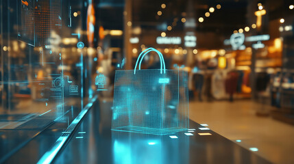 virtual shopping in shop