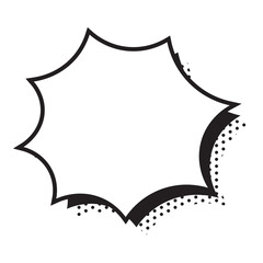 Comic speech bubbles.