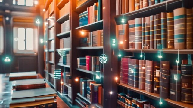 Smart law, legal advice icons, a judge's mallet, a balance, and a justice scale in a courtroom are examples of symbols of law.