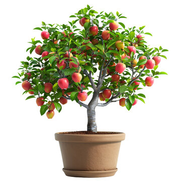 recommend clip art: Apple tree in a pot clip art