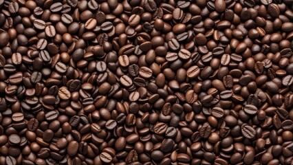 Fototapeta premium close up roasted coffee beans background