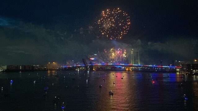 city fireworks