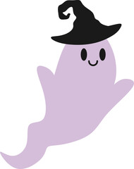 Witch Ghost Graphic Illustration 