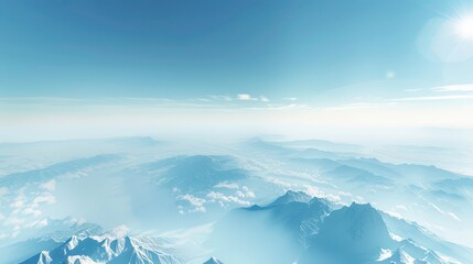 Majestic Sunrise or Sunset over the Mountains