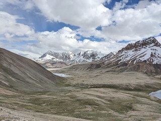 Breathtaking Views of Shimshal Pass in the Pamir Mountains. Shimshal Valley is a remote and breathtakingly beautiful area known for its high-altitude landscapes, rugged mountains, and many more.