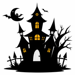 black fairy halloween witch house black silhouette