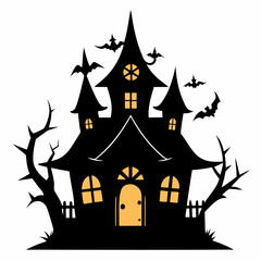black fairy halloween witch house black silhouette