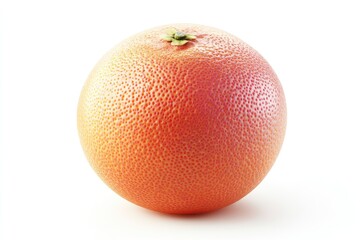 grapefruit isolated on white background, full depth of field, ai