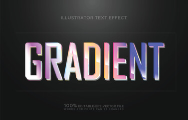 gradient aesthetic text effect