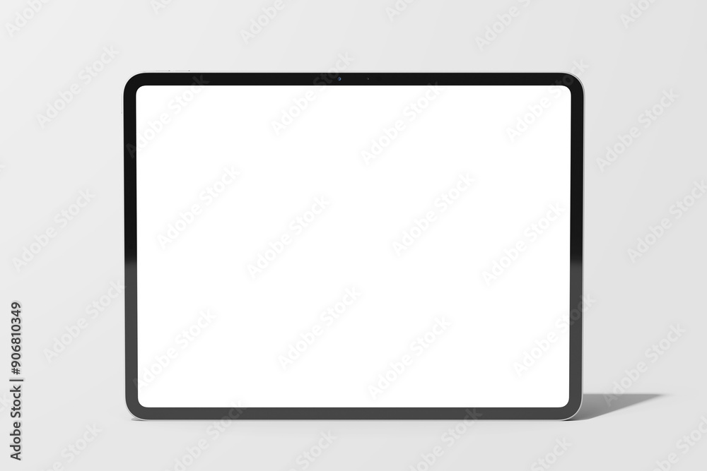 Poster front view tablet pad pro 13 inch tablet display screen gadget mobile device with digital pencil res