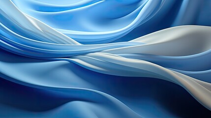 Obraz premium blue silk background