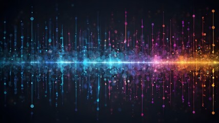 abstract background with lights