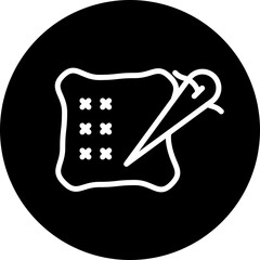 Patch Vector Line White Circle Black