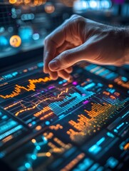 Obraz premium Big Data Financial Strategies for Online Business Branding and Innovation