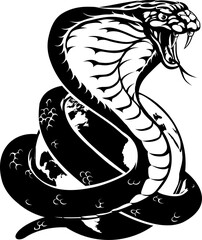 Cobra Snake World Earth Globe Concept