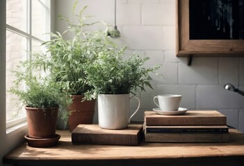 Fototapeta premium herbs in a pot