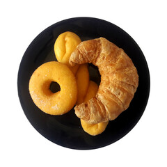 croissant on a plate 016