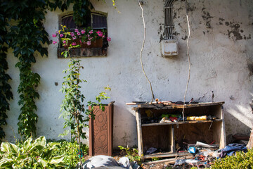 ściana starej stodoły  © Patryk