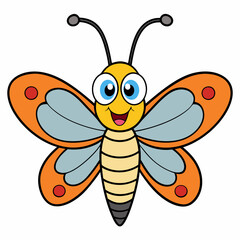 Butterfly illustration, butterfly vector illustration, butterfly vector art, butterfly silhouette, bird vector icon, eps