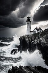 lighthouse on the coast