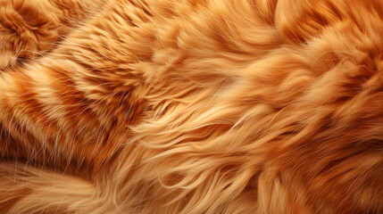 animal ginger cat, Orange fur close up, textured backgrounds