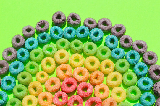 Colorful Rainbow Cereal Arc