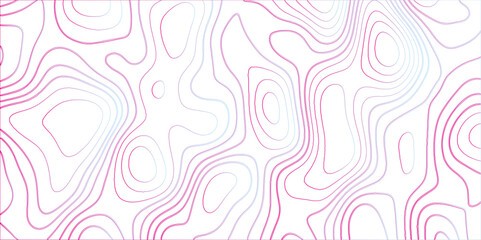 Topographic canyon geometric map relief texture with curved layers and shadow. abstract White background with a beautiful pattern, Topographic contour lines vector map seamless pattern vector.