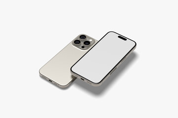 Modern Phone screen on a white background