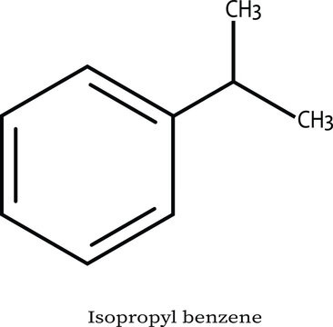 Easy to use Chemical Structure of Isopropyl benzene