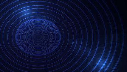 Rings generating infinitely bg Light flare technology futuristic dark royal elegant backdrop. Seamless classy cosmetic advertisement new product launching starter intro footage. Minimal luxury clip