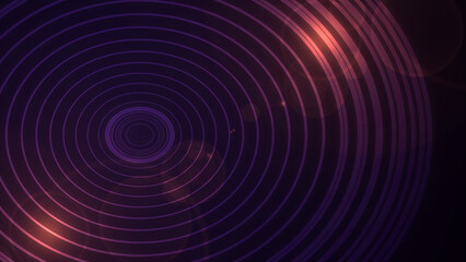 Rings generating infinitely bg Light flare technology futuristic dark royal elegant backdrop. Seamless classy cosmetic advertisement new product launching starter intro footage. Minimal luxury clip