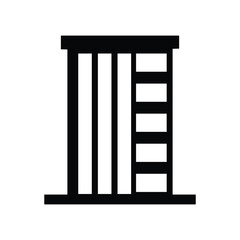 Vector Simple Isolated Building Icon. . isolated on white background Vector illustration. EPS 10/AI