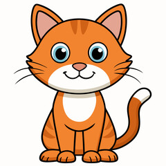 Black cat, cat vector illustration, animal vector art, cat silhouette, pet vector icon, eps, cartoon cat