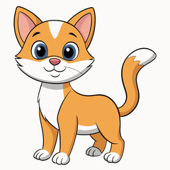 Black cat, cat vector illustration, animal vector art, cat silhouette, pet vector icon, eps, cartoon cat