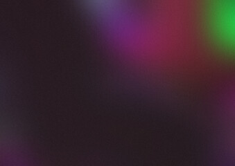 Abstract Purple Green Blurred Background for Light Overlay. Trendy Dusty noise film grain photoshop overlay light leak background banner. Leak flare effect. Rough grain noise Blurred Glow Lo-Fi.