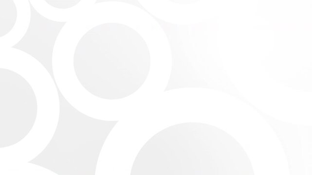 abstract white grey motion background with circles