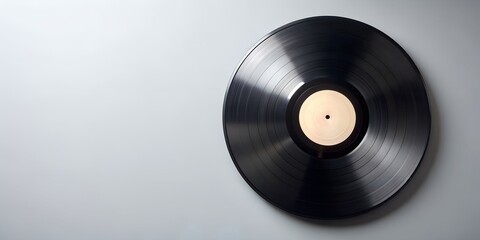 Fototapeta premium Schallplatte Vinyl Schellack Vinylscheibe Scheibe Platte AI Generative
