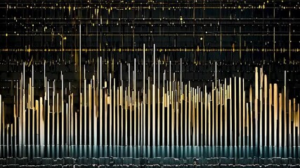 Music sound wave wallpaper or audio waveform voice and soundtrack as digital equalizer, audio signal background.