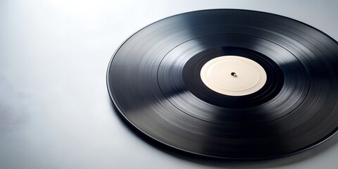 Obraz premium Schallplatte Vinyl Schellack Vinylscheibe Scheibe Platte AI-Created Content
