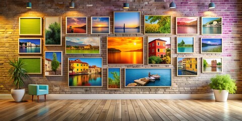 A picture on a wall informative Vibrant engaging AI-Created Content