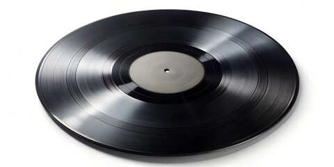 Obraz premium Schallplatte Vinyl Schellack Vinylscheibe Scheibe Platte Generative By AI