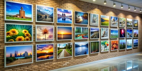 A picture on a wall informative Vibrant engaging Generative AI