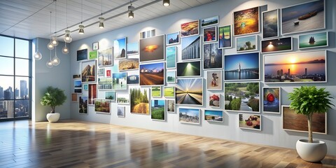 A picture on a wall informative Vibrant engaging Creative AI