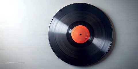 Fototapeta premium Schallplatte Vinyl Schellack Vinylscheibe Scheibe Platte AI Generative