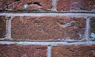 Close-up brick wall background