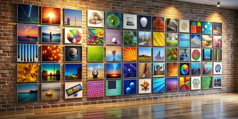 A picture on a wall informative Vibrant engaging Generative By AI